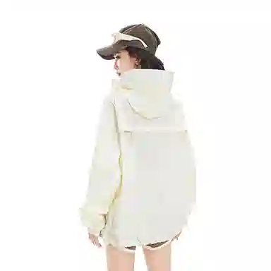 袋鼠 冰丝连帽衣中性风高品质轻薄凉感透气网眼户外运动拼接 凉感透气防晒防晒服 男女同款