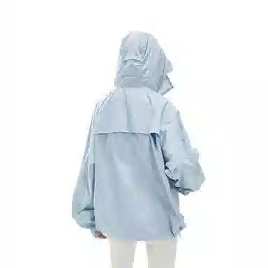 袋鼠 冰丝连帽衣中性风高品质轻薄凉感透气网眼户外运动拼接 凉感透气防晒防晒服 男女同款