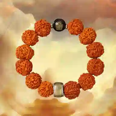 【臻品.文创】 日向晚 本命佛 大力金 刚 菩 提手持念珠做工精美 天官赐福精品礼盒包装 #好运 金刚菩提 手串 男女同款情侣款