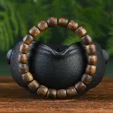 【臻品.文创】 日向晚 新中式 国风复古小众转运 诸事顺利前途似锦#好运 奇楠 手串 男女同款情侣款