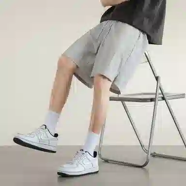 兰缪 美式复古高街风纯色基础款山系户外跑步骑行健身日常柔软通勤亲肤舒适透气运动直筒宽松冰丝凉感速干五分裤休闲短裤 男女同款