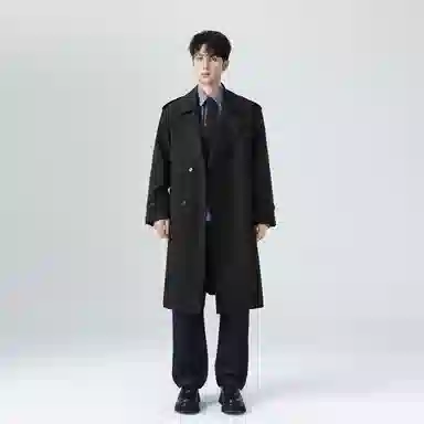 韩系简约与美式潮牌融合的高品质通勤上衣外套风衣 男女同款