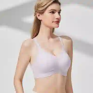 都市丽人 轻薄舒适透气薄款无痕调整型上托文胸 女款