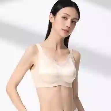 都市丽人 聚拢提拉软支撑裸感无痕舒适光面轻薄透气文胸 女款