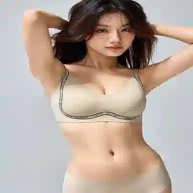 都市丽人 升级提拉软支撑舒适聚拢薄款小胸无痕调整型上托透气文胸 女款