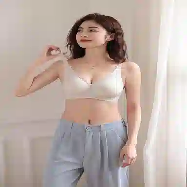 都市丽人 舒适透气聚拢薄款无痕调整型上托文胸 女款
