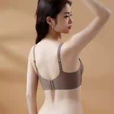 都市丽人 轻薄内衣舒适聚拢薄款小胸无痕稳固提拉上托不空杯女士透气文胸 女款