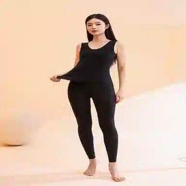 都市丽人 纯色抑菌贴身保暖无痕保暖背心 女款