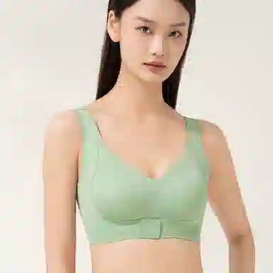 都市丽人 上托调整型内衣舒适聚拢薄款无痕提拉前扣透气文胸 女款