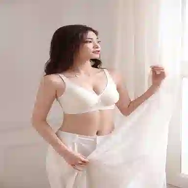 都市丽人 舒适透气聚拢薄款无痕调整型上托文胸 女款