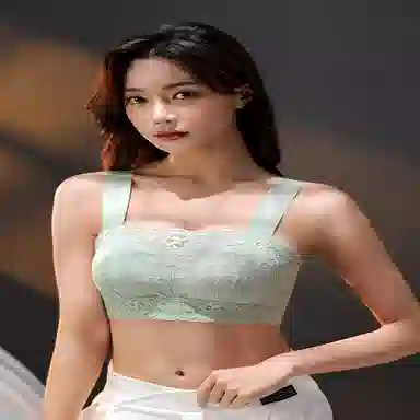 都市丽人 蕾丝防走光高弹肩带舒适无痕文胸 女款