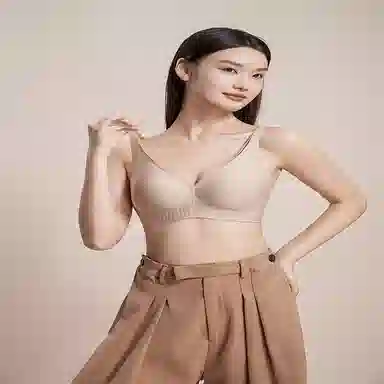 都市丽人 舒适透气聚拢薄款无痕调整型上托文胸 女款