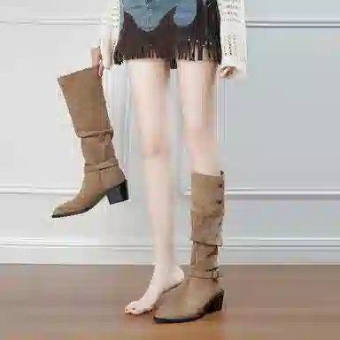 FOXER High Boots Khaki