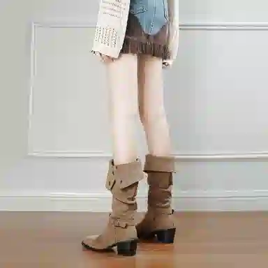 FOXER High Boots Khaki