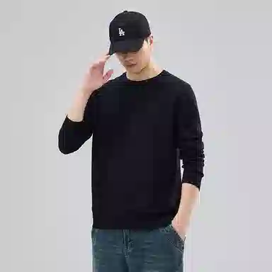 【dme】 圆领套头基础款宽松百搭纯色毛衣 男女同款