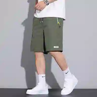 【dme】 日常通勤潮流时尚简约多功能大口袋百搭舒适宽松五分工装休闲短裤 男女同款