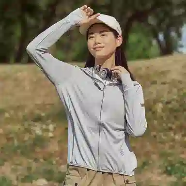 【dme】 超薄弹力冰感休闲百搭可拆卸加宽帽檐防晒服 男女同款