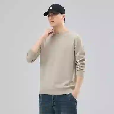 【dme】 圆领套头基础款宽松百搭纯色毛衣 男女同款