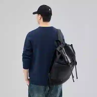 【dme】 圆领套头基础款宽松百搭纯色毛衣 男女同款