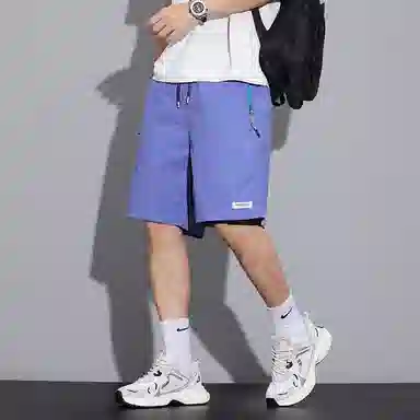 【dme】 日常通勤潮流时尚简约多功能大口袋百搭舒适宽松五分工装休闲短裤 男女同款