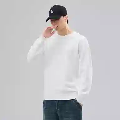 【dme】 圆领套头基础款宽松百搭纯色毛衣 男女同款