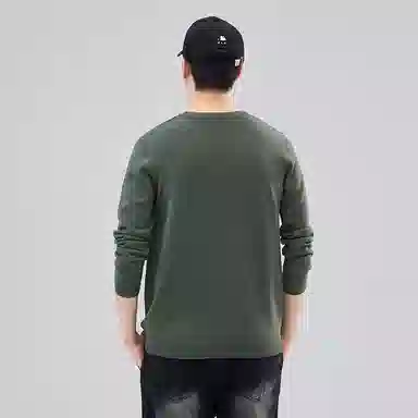 【dme】 圆领套头基础款宽松百搭纯色毛衣 男女同款