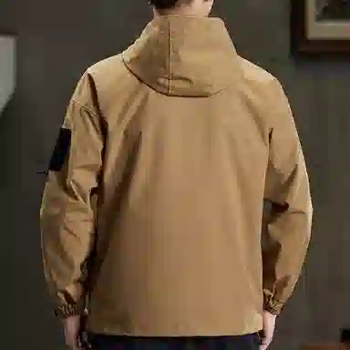 【dme】  户外徒步百搭简约潮牌连帽拉链  防水防风耐磨速干冲锋衣 男女同款