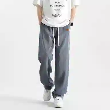 【dme】 美式潮牌显瘦休闲直筒舒适凉感高街宽松阔腿牛仔裤 男女同款