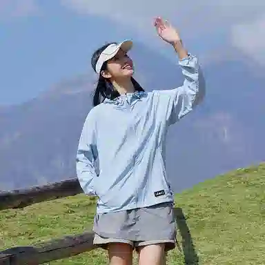 【dme】 美式潮牌超薄款凉感宽松连帽基础款时尚简约百搭休闲防晒服 男女同款