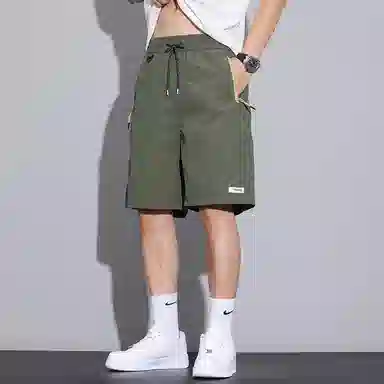 【dme】 日常通勤潮流时尚简约多功能大口袋百搭舒适宽松五分工装休闲短裤 男女同款