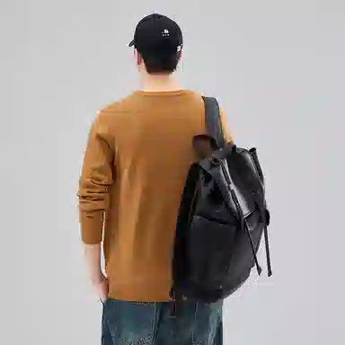 【dme】 圆领套头基础款宽松百搭纯色毛衣 男女同款