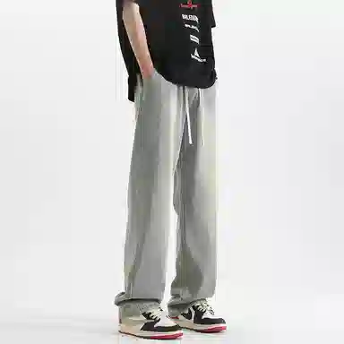 【dme】 美式潮牌显瘦休闲直筒舒适凉感高街宽松阔腿牛仔裤 男女同款