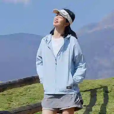 【dme】 美式潮牌超薄款凉感宽松连帽基础款时尚简约百搭休闲防晒服 男女同款