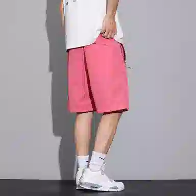 【dme】 日常通勤潮流时尚简约多功能大口袋百搭舒适宽松五分工装休闲短裤 男女同款