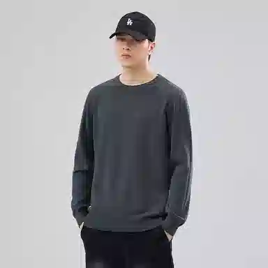 【dme】 圆领套头基础款宽松百搭纯色毛衣 男女同款