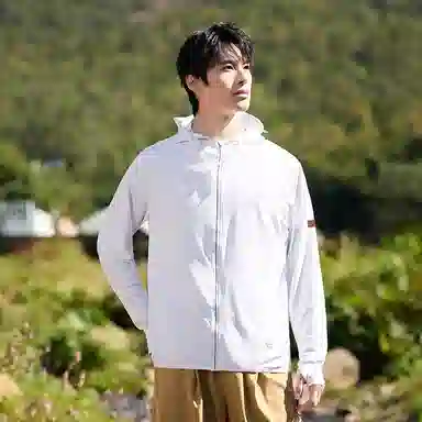 【dme】 超薄弹力冰感休闲百搭可拆卸加宽帽檐防晒服 男女同款