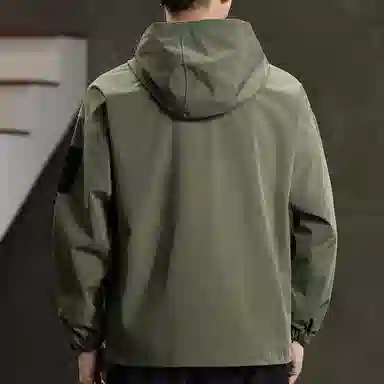 【dme】  户外徒步百搭简约潮牌连帽拉链  防水防风耐磨速干冲锋衣 男女同款