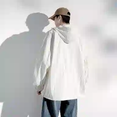 【dme】 美式潮流个性城市通勤登山跑步健身简约户外纯色连帽无性别主义外套 凉感透气速干防晒服 男女同款