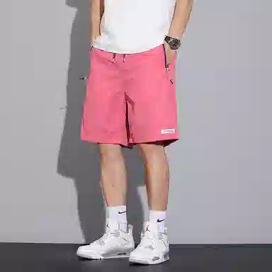 【dme】 日常通勤潮流时尚简约多功能大口袋百搭舒适宽松五分工装休闲短裤 男女同款