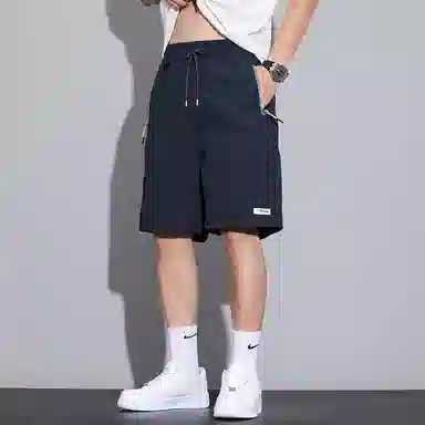 【dme】 日常通勤潮流时尚简约多功能大口袋百搭舒适宽松五分工装休闲短裤 男女同款