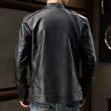 dme Basic Zip Leather Jacket