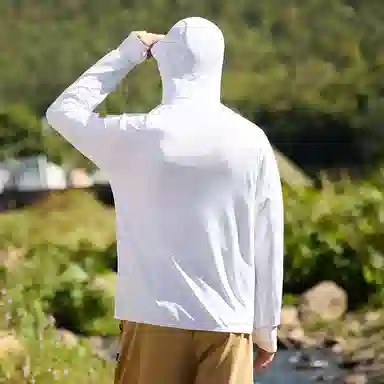 【dme】 超薄弹力冰感休闲百搭可拆卸加宽帽檐防晒服 男女同款