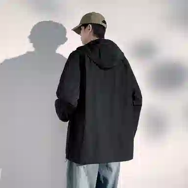 【dme】 美式潮流个性城市通勤登山跑步健身简约户外纯色连帽无性别主义外套 凉感透气速干防晒服 男女同款