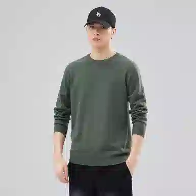 【dme】 圆领套头基础款宽松百搭纯色毛衣 男女同款