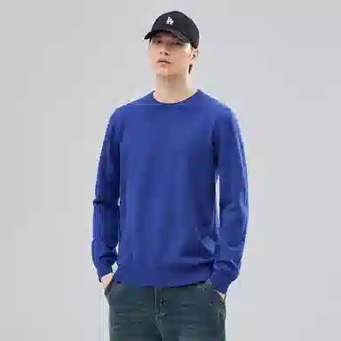 【dme】 圆领套头基础款宽松百搭纯色毛衣 男女同款