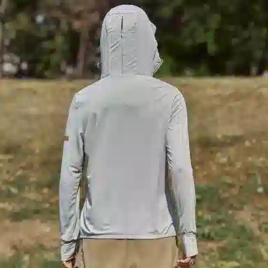 【dme】 超薄弹力冰感休闲百搭可拆卸加宽帽檐防晒服 男女同款