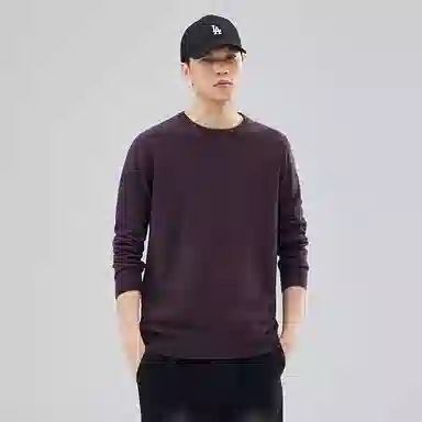 【dme】 圆领套头基础款宽松百搭纯色毛衣 男女同款