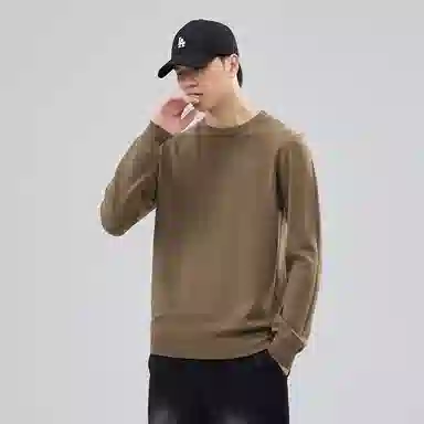 【dme】 圆领套头基础款宽松百搭纯色毛衣 男女同款