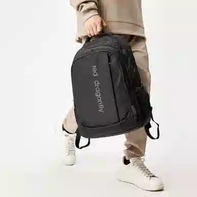 红蜻蜓 黑武士系列 织物 双肩背包 常规 男 骑士黑