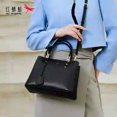 红蜻蜓 通勤百搭 真皮 手提包 女款 多色